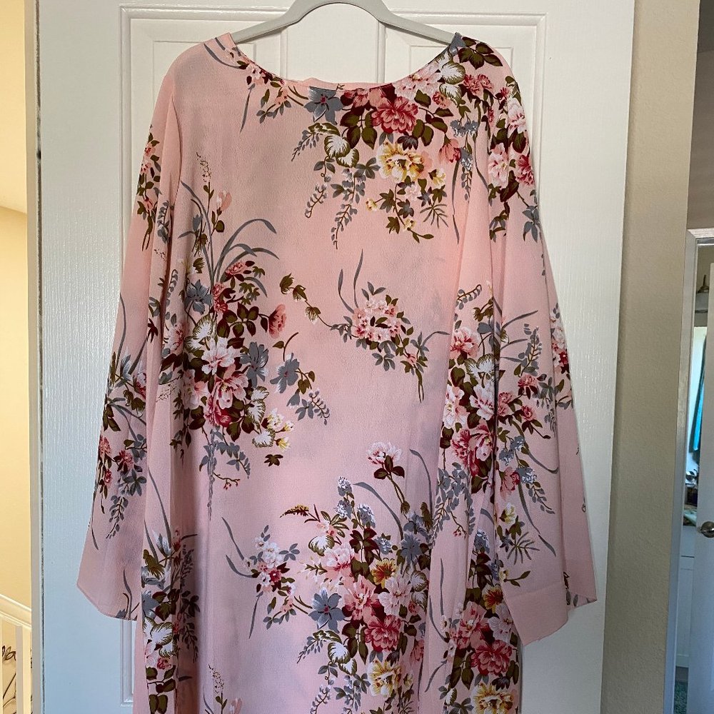 Plus Size 3xl Pink Floral Dress